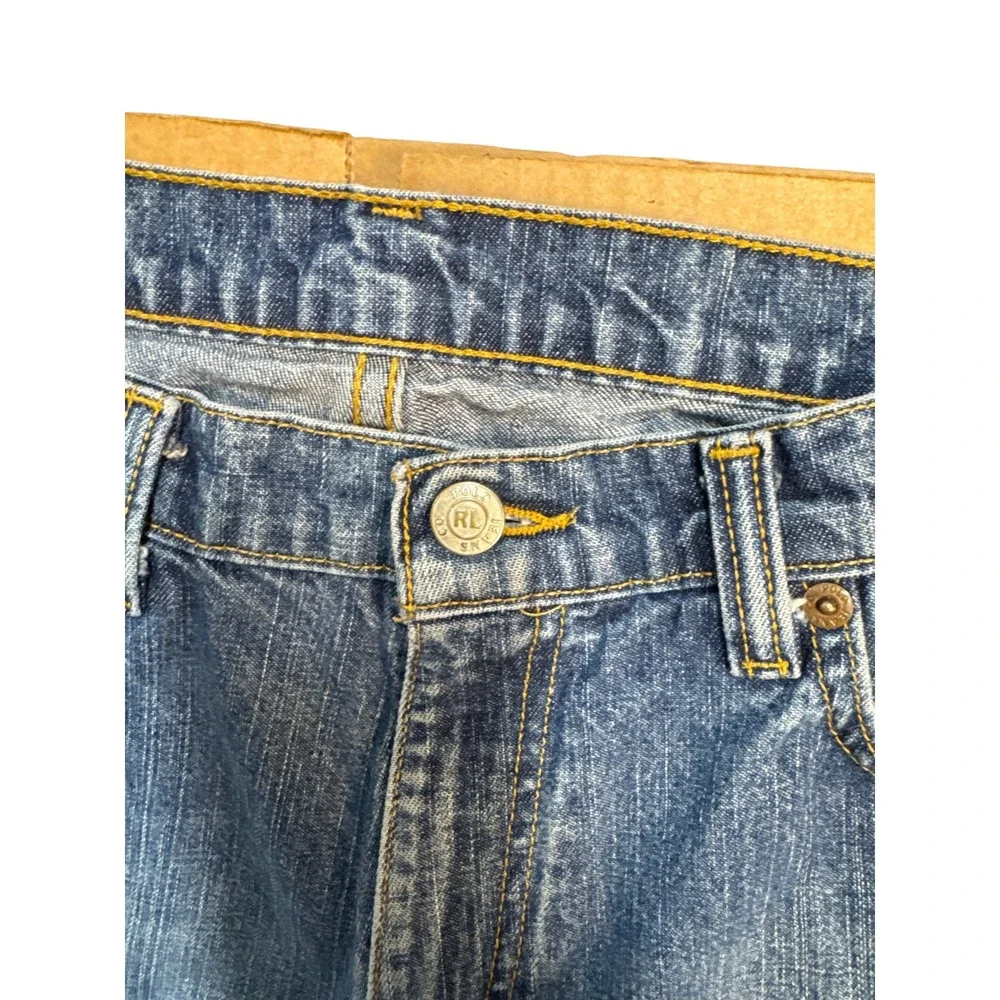 Polo Ralph Lauren Jeans 10X30 Relaxed Fit Classic Cotton Denim Comfortable‎ Mens